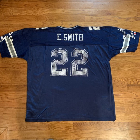 Vintage Champion Dallas Cowboys Emmitt Smith Mens Jersey NFL Football Size 48 XL - Picture 10 of 15